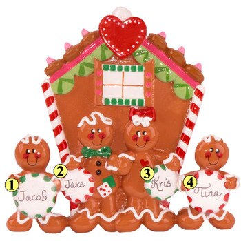 Gingerbread Family of 4 Table Top-2