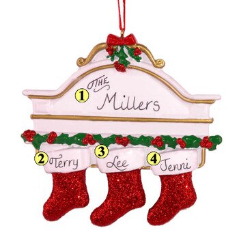Stocking Mantle Family of 3-2