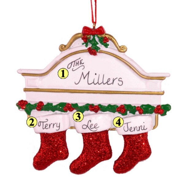 Stocking Mantle Family of 3-2