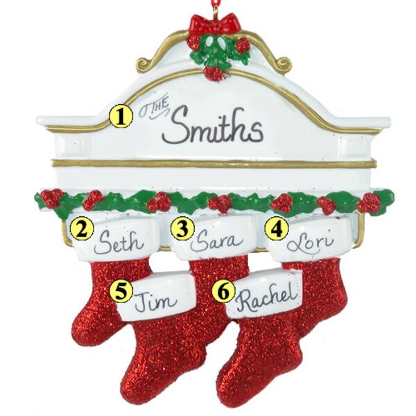Stocking Mantle Family of 5-2