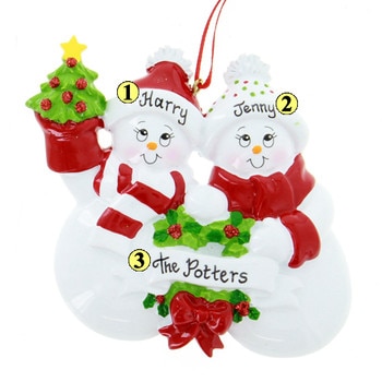 Snowman Smiles Couple-2