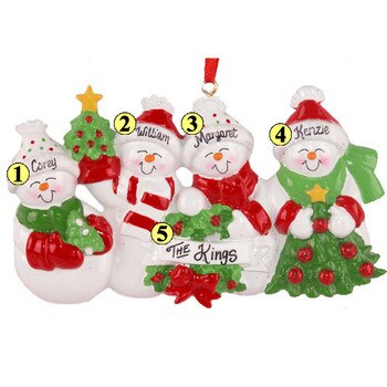 Snowman Smiles Family of 4-2