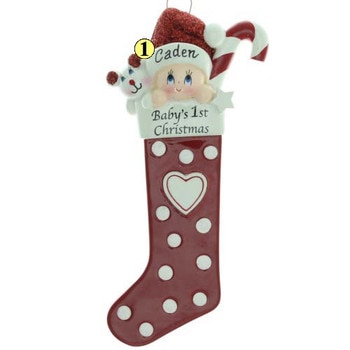 First Christmas Stocking Ornament-2