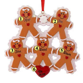 Gingerbread Family of 5-2