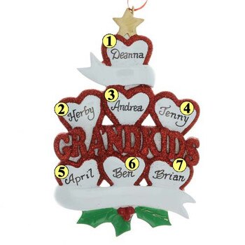 Seven Grandkids Ornament-2