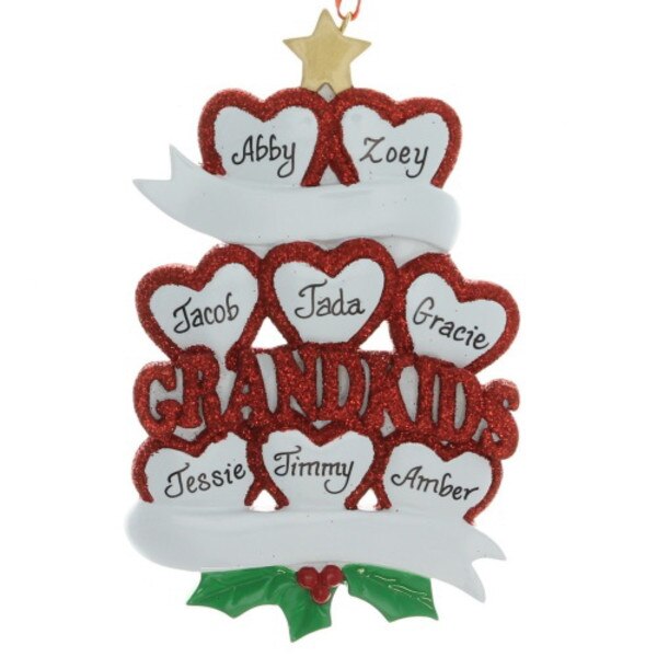 Eight Grandkids Ornament-1