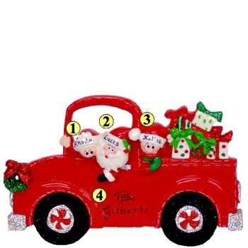 Christmas Truck Family of 3-2