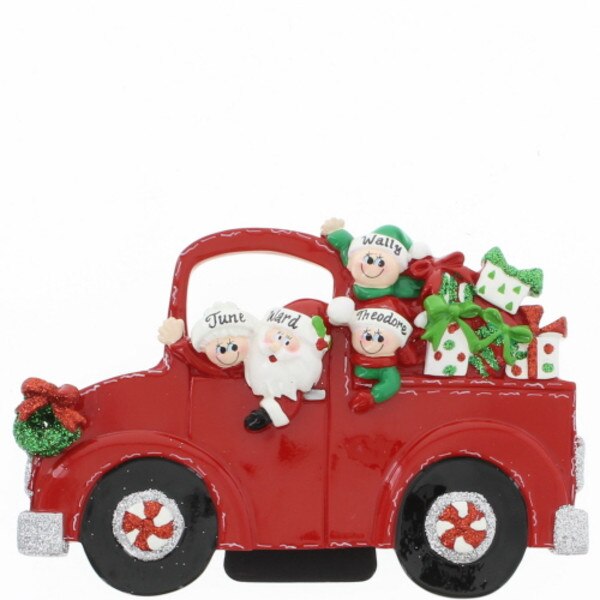 Christmas Truck Family of 4-1