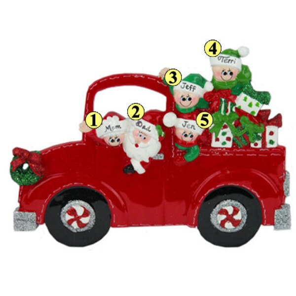 Christmas Truck Family of 5-2