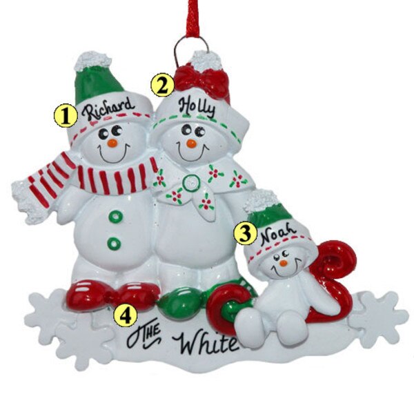 Snowman Family of 3-2