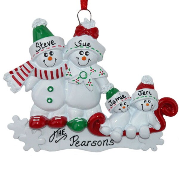 Snowman Family of 4-1