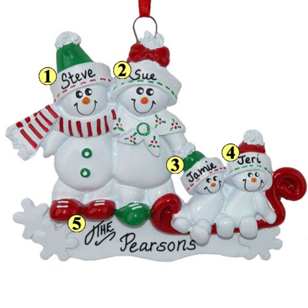 Snowman Family of 4-2