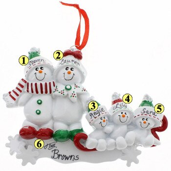 Snowman Family Of 5-2