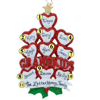 Ten Grandkids Ornament-2