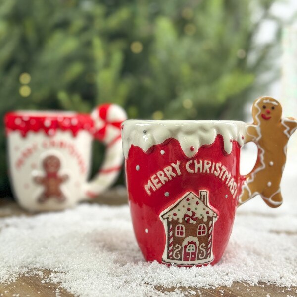 Gingerbread Cookie Ceramic Mug