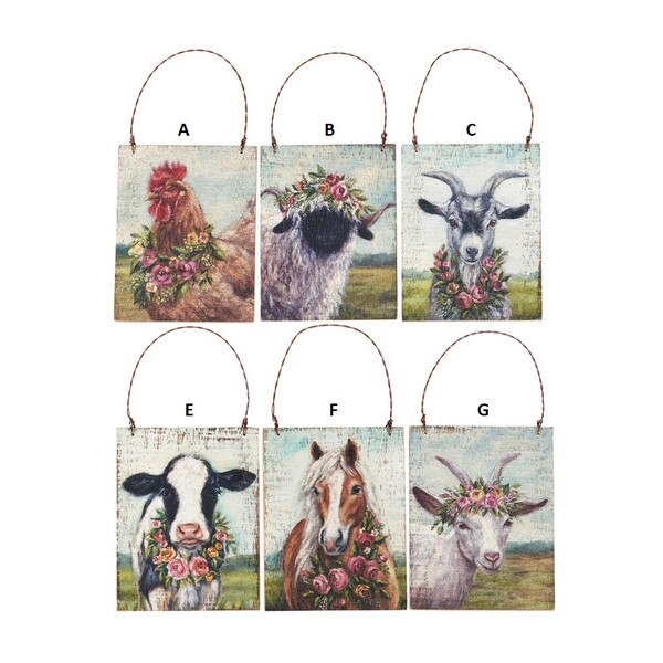 Floral Animal Ornament