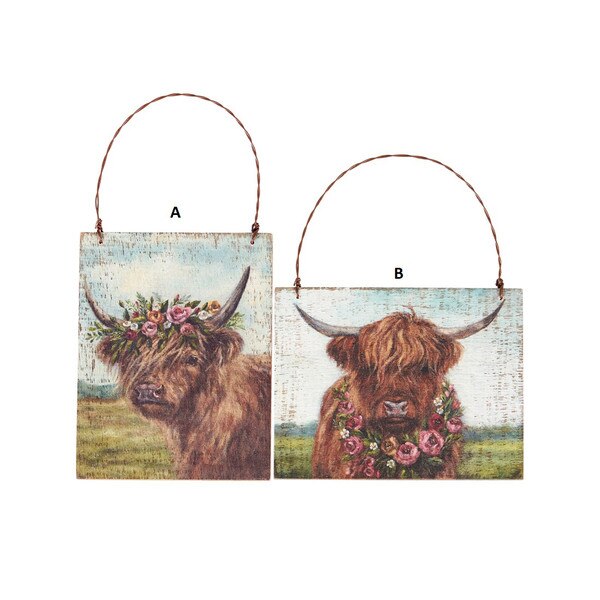 Floral Highland Ornament