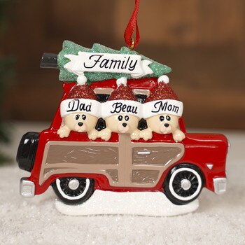 Woody Wagon Family Of 3