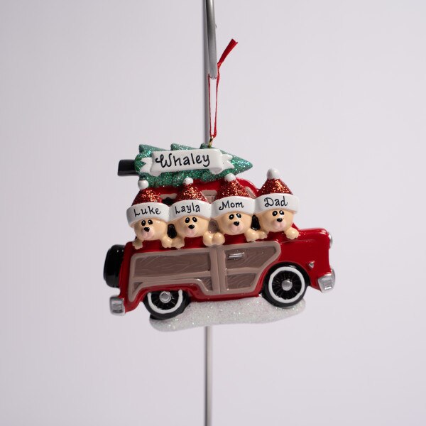 Woody Wagon Family Of 4-1