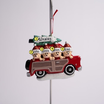 Woody Wagon Family Of 4-2