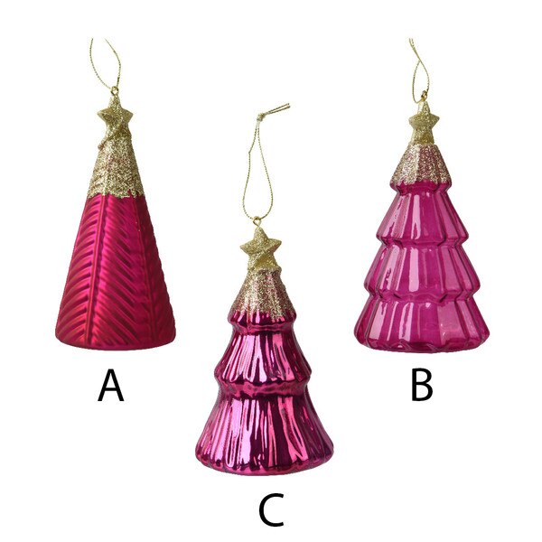 Glass Pomegranate Tree Ornament