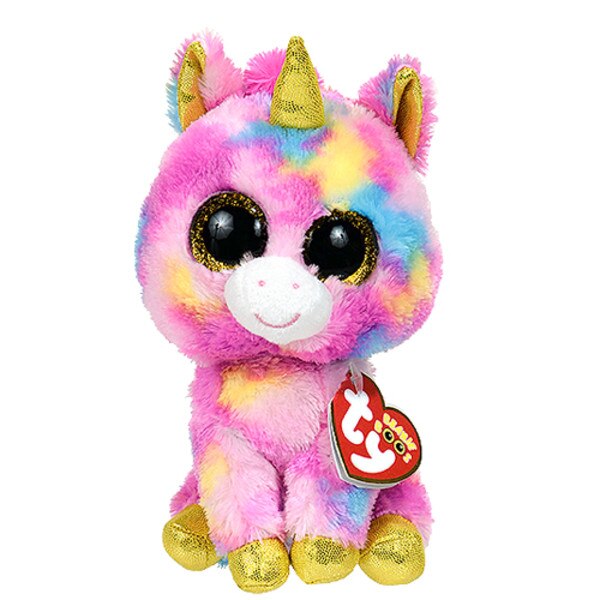 2018 TY Beanie Boo fantasia Unicorn Plush 