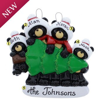 Black Bear Tree Shopping Family 4-4