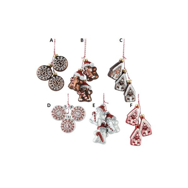 Gingerbread House Snowman Ornament