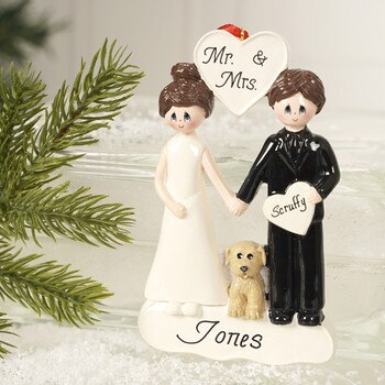 Wedding Couple With Dog-1