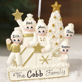 White Christmas Family Of 5-1