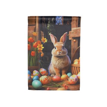 Hoppy Easter Garden Flag