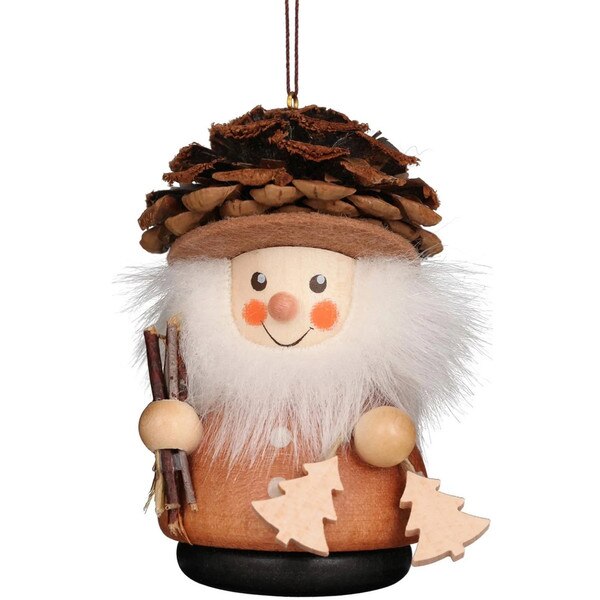 Natural Pinecone Man Ornament