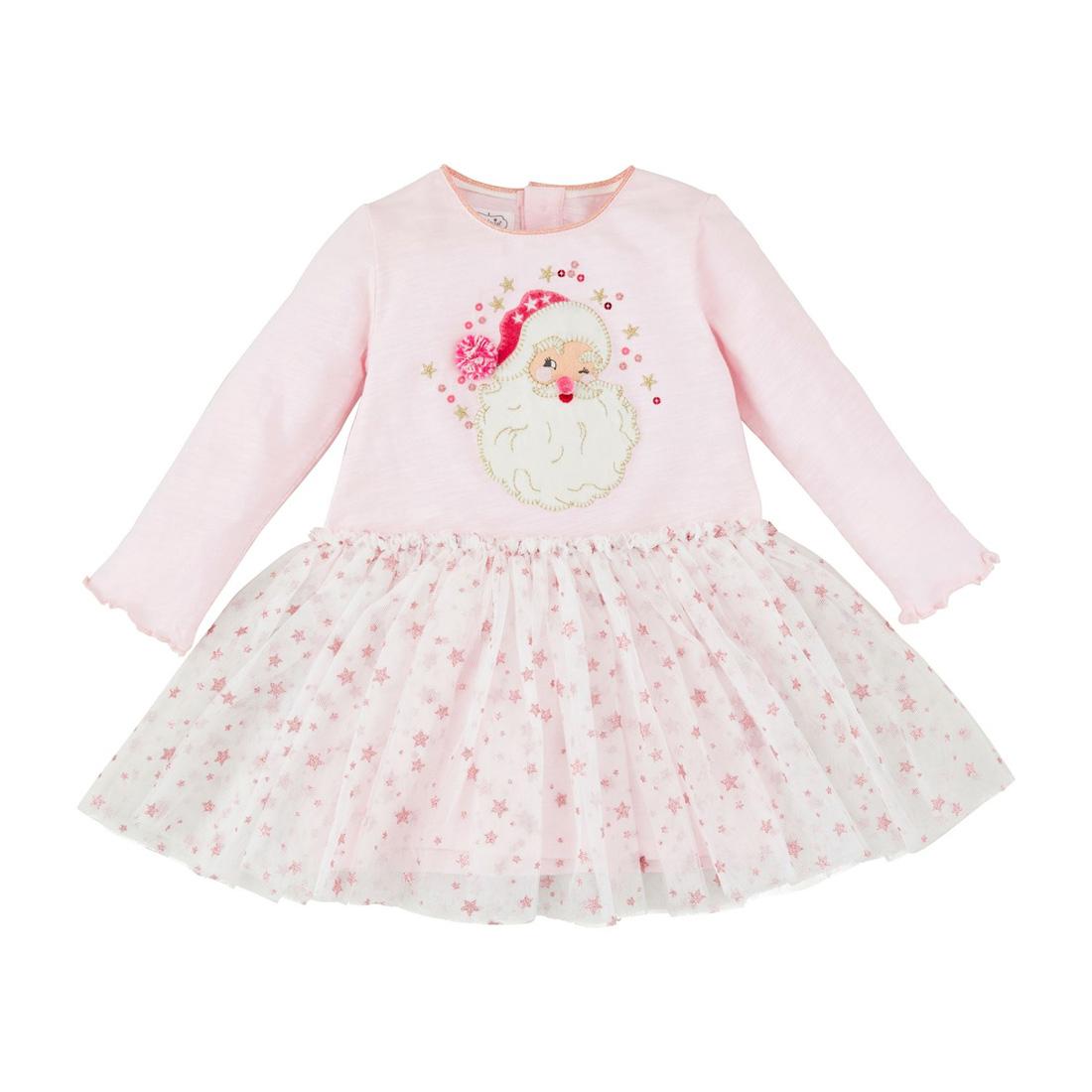 Pink Santa Tutu Dress 12 18 Months