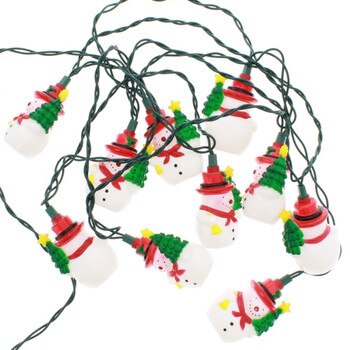 Snowman with Tree Light Set-1