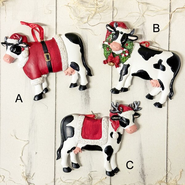 Cow Christmas Ornaments-2
