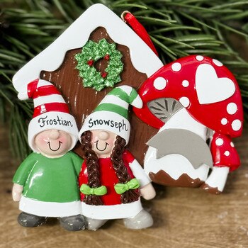 Gnome Sweet Gnome Ornament-1