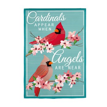 Angels Are Near Garden Flag