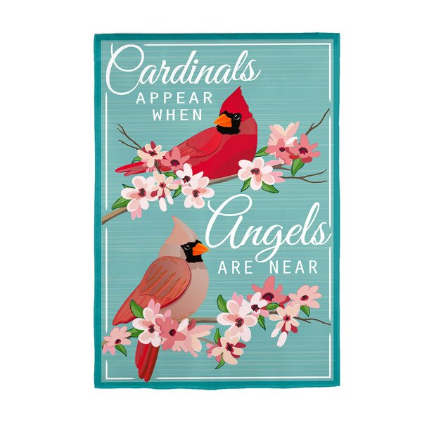 Angels Are Near Garden Flag