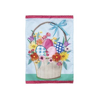 Easter Basket Garden Flag