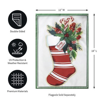 Merry Christmas Garden Flag