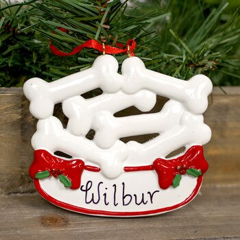 Dog Bone Dish Ornament