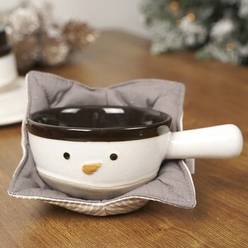 Snowman Soup Bowl Cozy-1