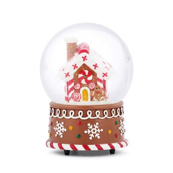 Gingerbread Musical Snow Globe