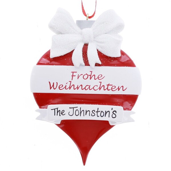 Frohe Weihnachten Ornament