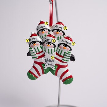 Penguin Stocking Family Of 5-2