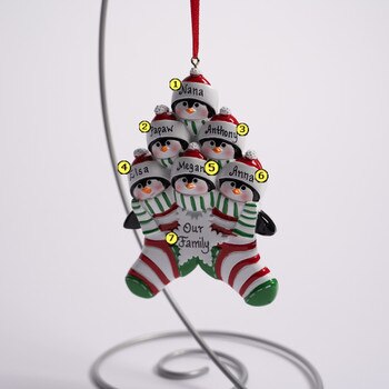 Penguin Stocking Family Of 6-2
