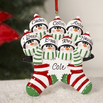 Penguin Stocking Family Of 7