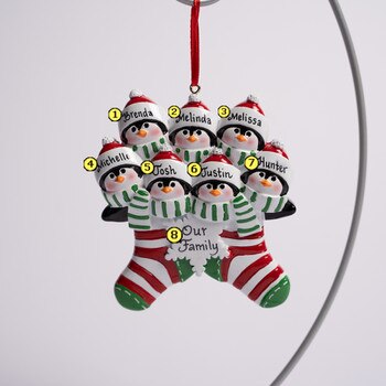 Penguin Stocking Family Of 7-2