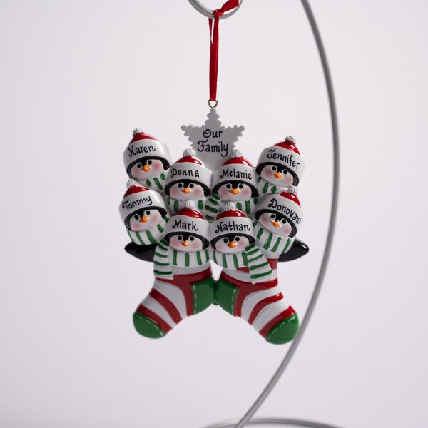 Penguin Stocking Family Of 8-1