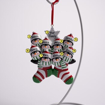 Penguin Stocking Family Of 8-2